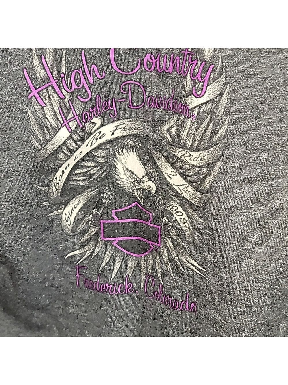 Harley davidson zip up hoodie girl's sz small Colorado - Picture 6 of 6